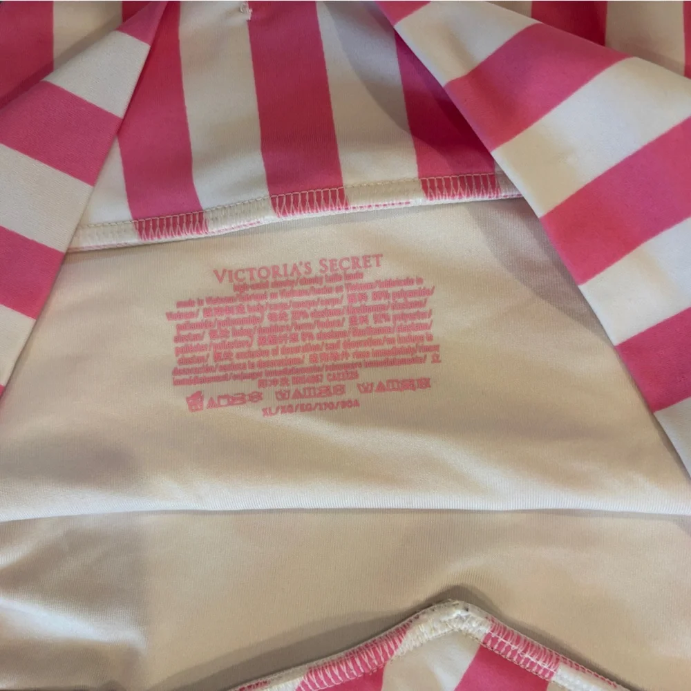 Victoria's Secret Pink and White Striped Bikini Bottom - Picture 6 of 8